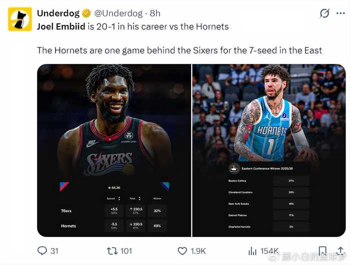 恩比德封盖绝杀黄蜂 费城二连胜锁定季后赛席位