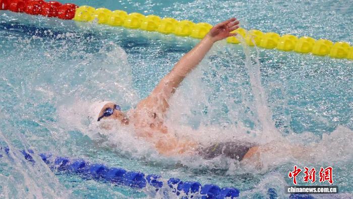 第十五届全运会男子100米仰泳决赛王谷开来摘银